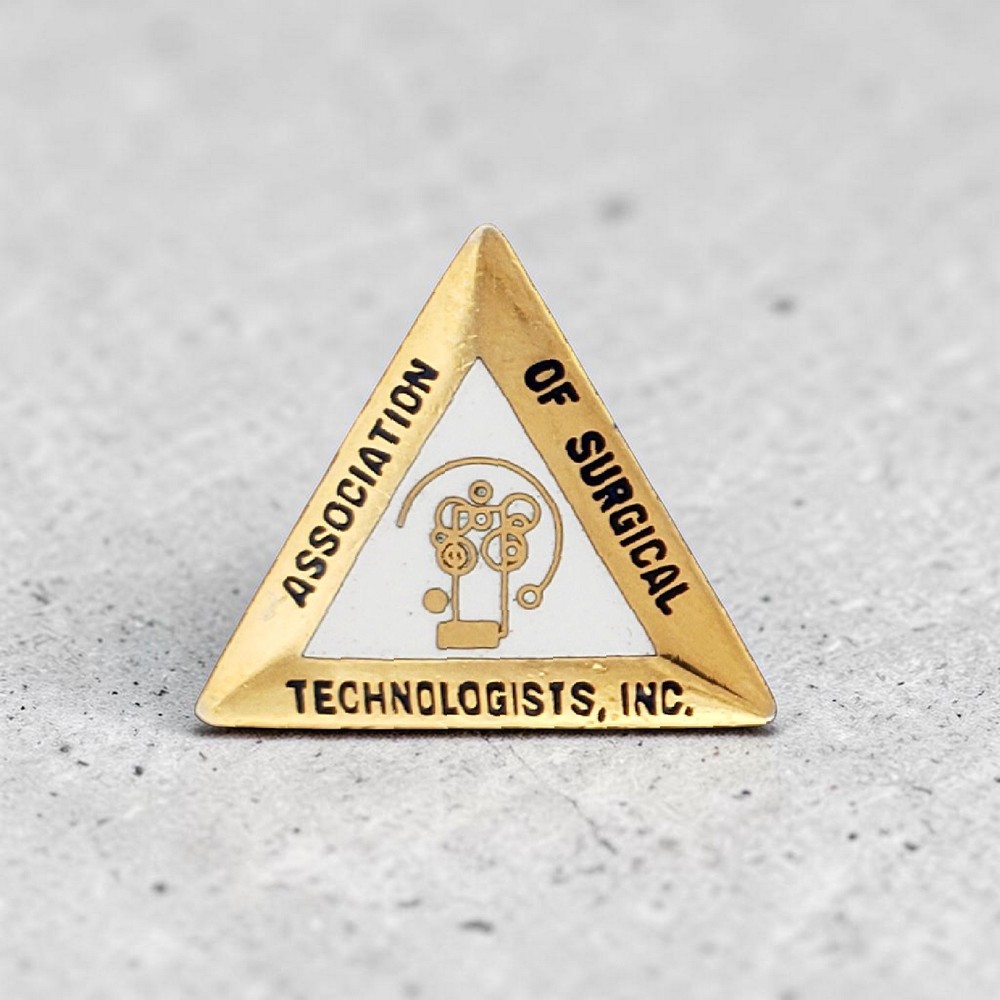 Association Surgical Technologists AST Triangle Lapel Pin Medical