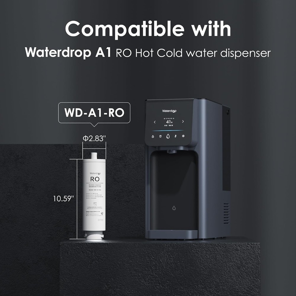 Waterdrop WD-A1-RO Filter, Replacement for WD-A1 Reverse Osmosis water Dispenser