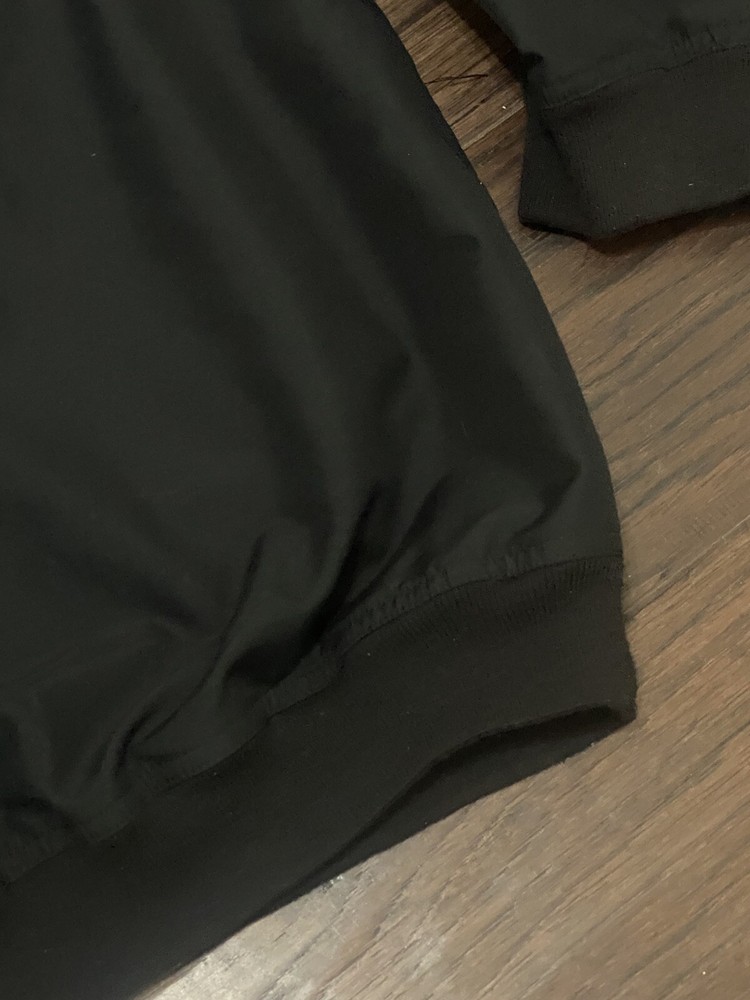 Greg Norman Black Pullover Windbreaker Large Longsleeve