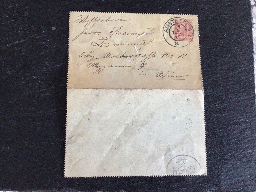 Amstetten 1905  letter card  Ref 55723