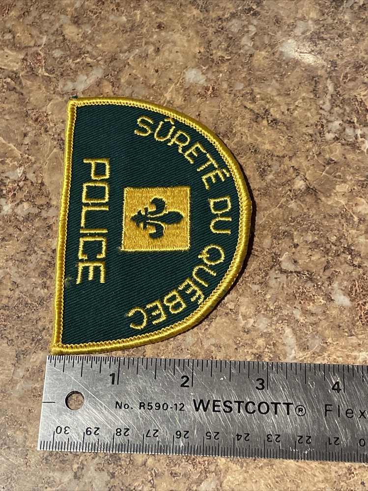 Police Patch - Surete Du Quebec - Canada