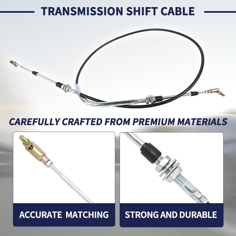 73" Golf Cart Forward ＆ Reverse Transmission Shift Cable Compatible with Club...