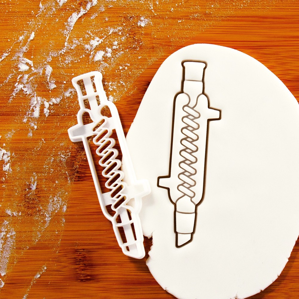 Graham Condenser Cookie Cutter - science class laboratory chemistry experiment