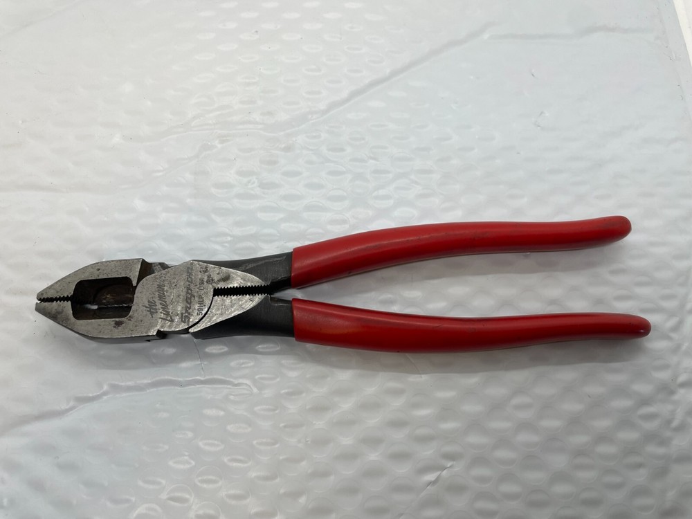 SNAP-ON TOOLS 57HLP RED HANDLE LINEMAN PLIERS USA