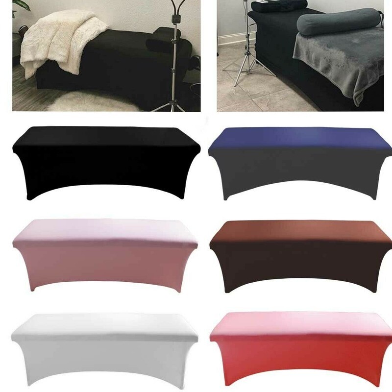 Elastic Table Cover Stretch Tablecloth for Wedding Massage SPA Bed Fitted Sheet