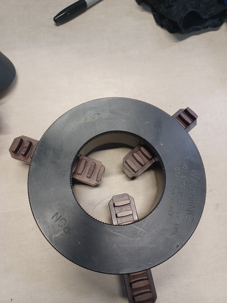 Huron 68FD/3P Forming Fixure 3 Jaw