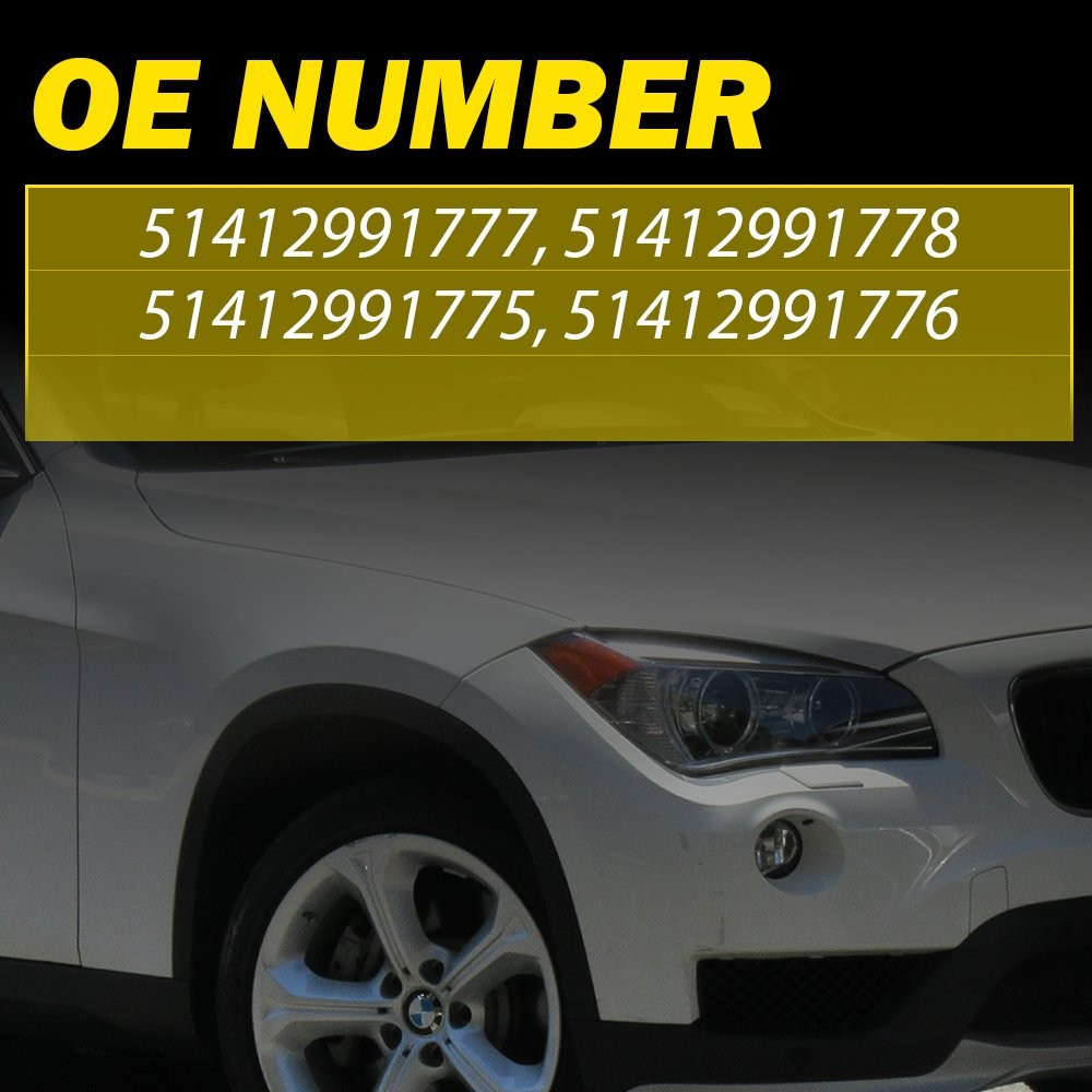 2X Driver Passenger Side Inner Door Handle Pull Panel Trim For 09-15 BMW X1 E84