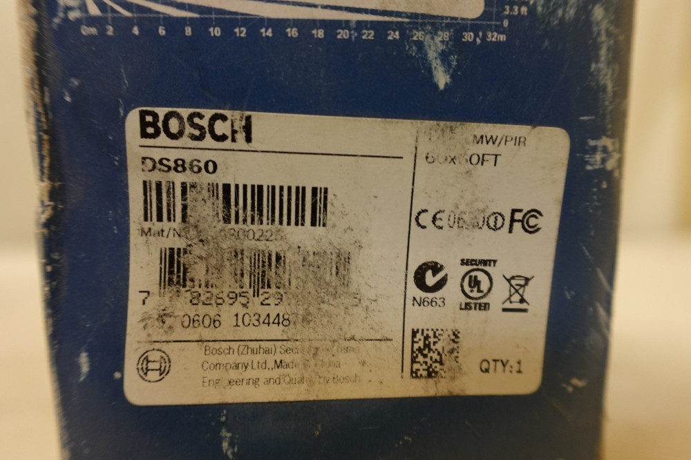 Bosch TriTech - Security System PIR Microwave Motion Detector - Model DS860 NOS