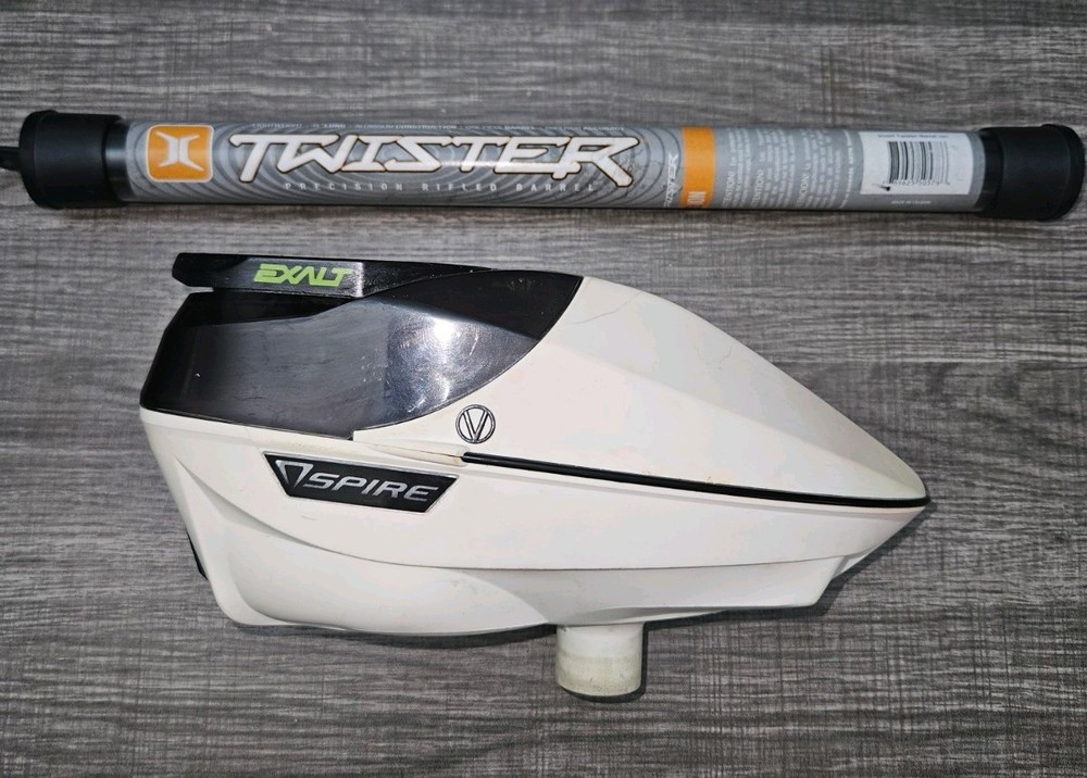 Paintball Hopper and Barrel