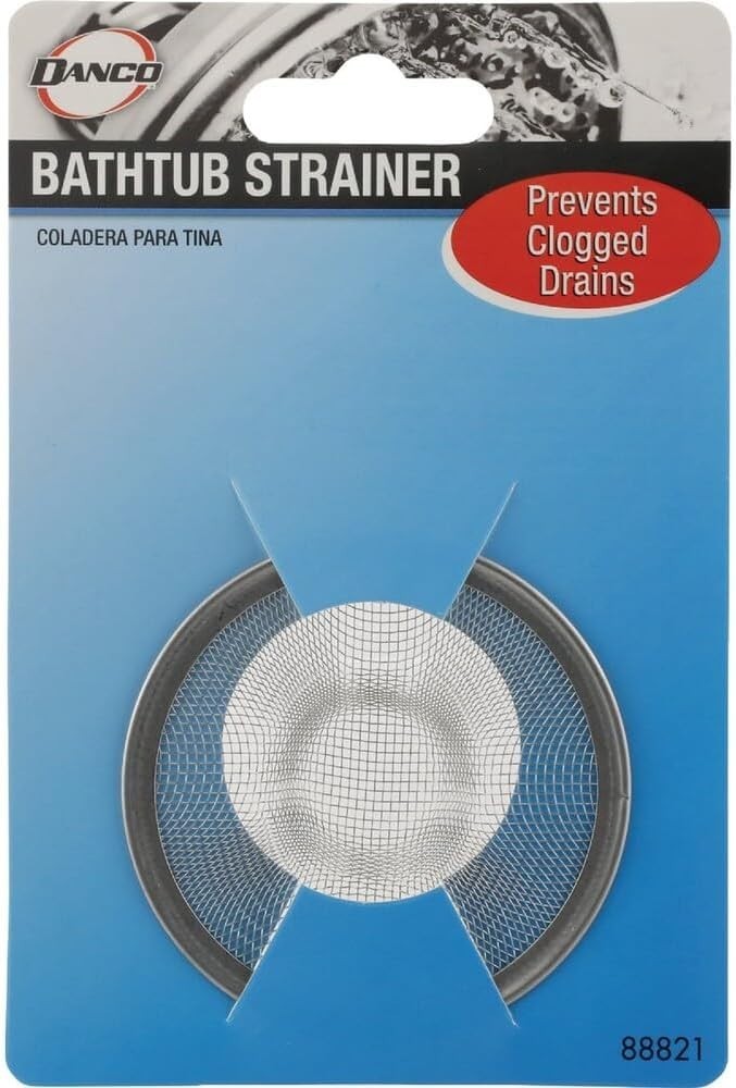 Elegant 2-3/4-Inch Bathtub Drain Strainer - Prevent Clogs Effortlessly