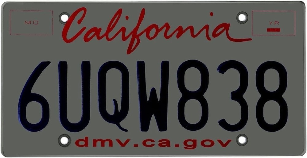 License Plate Covers Set 2 Pack Slim Flat Unbreakable Black Frame