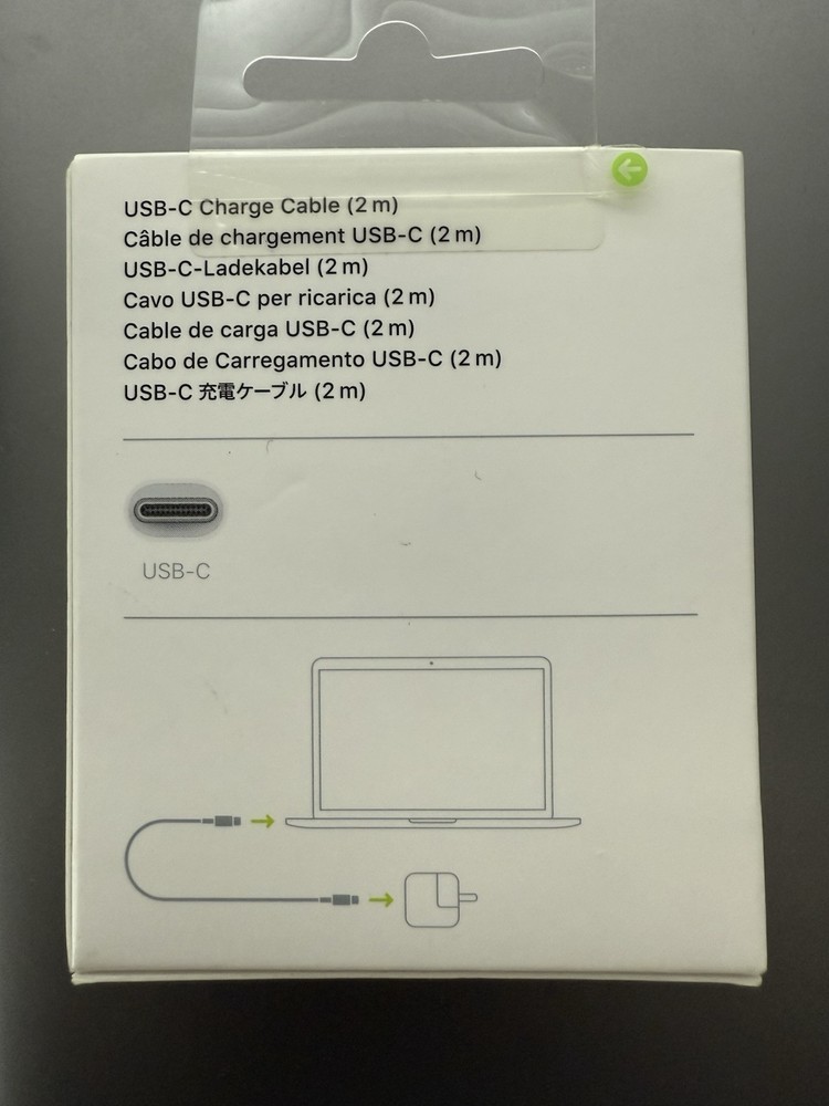 Apple USB-C Charge Cable (2m) A1739