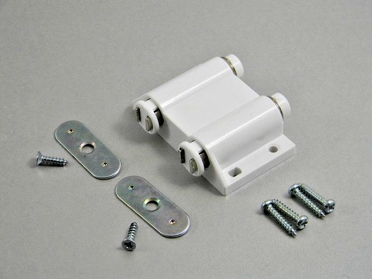 Double Magnetic  Touch Catch White