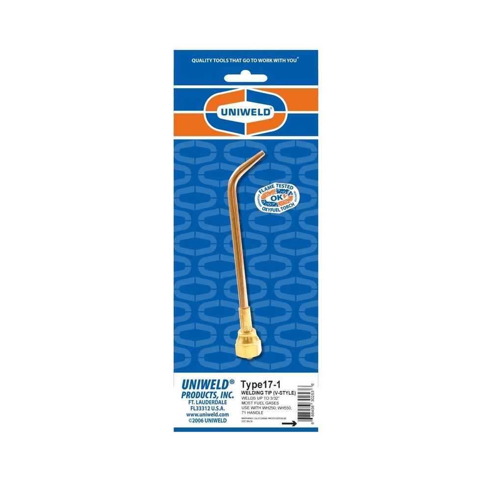 Uniweld Type17-1 Oxyacetylene Welding & Brazing Tip