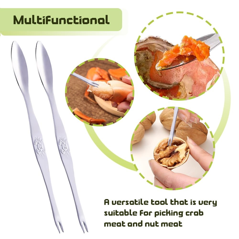 Nut Cracker, Nutcracker, Seafood Tools, Walnut Cracker for All Nuts, Heavy Duty