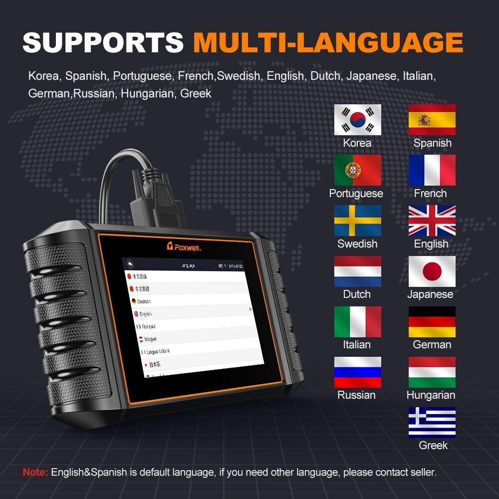 All System Bidirectional Diagnostic Scanner ABS Bleeding Oil DPF Injector Coding