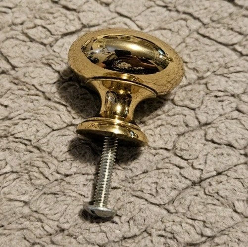 Brass Drawer Pull 1 1/4 Inches