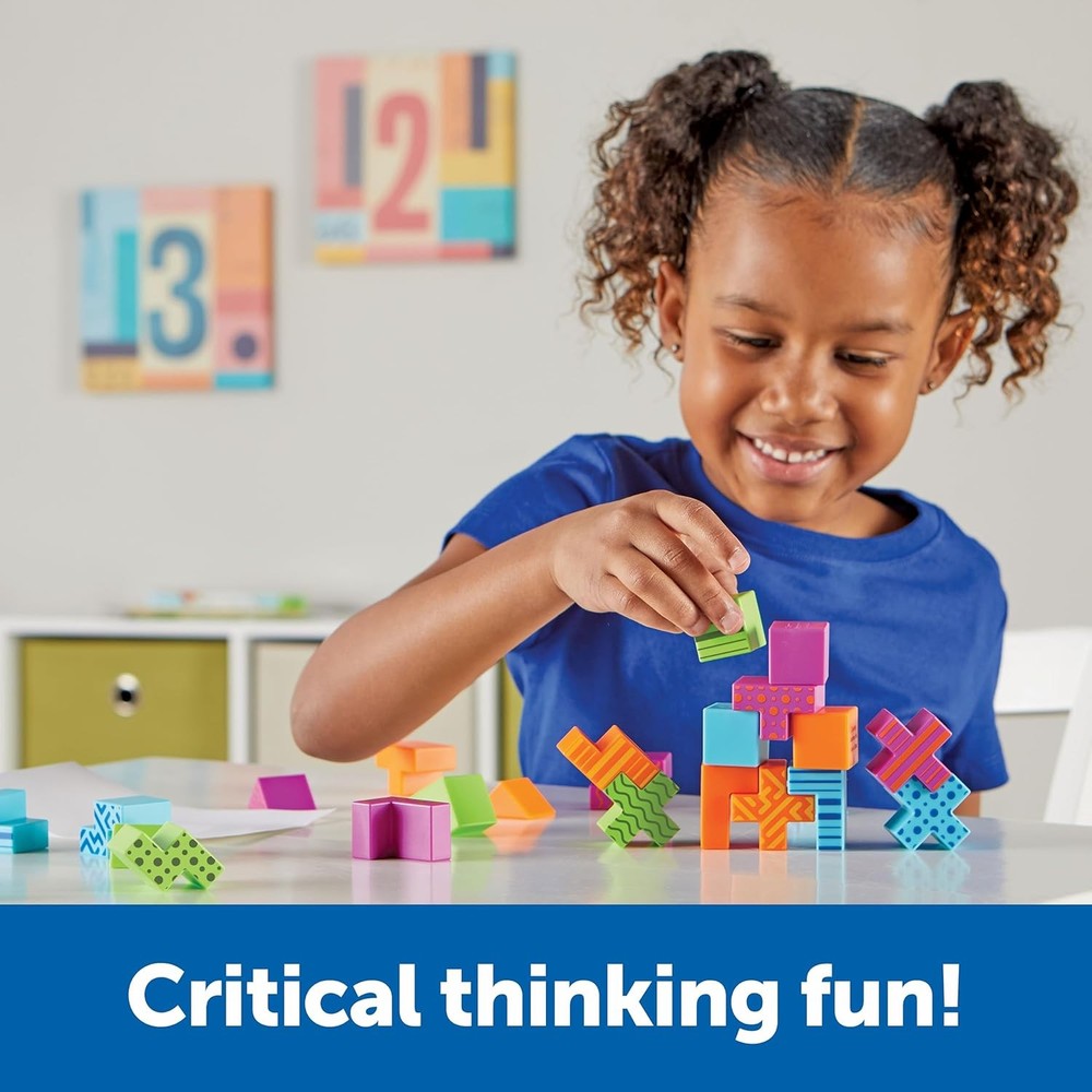 Learning Resources STEM Explorers Brainometry - 3d Puzzle, Brain Games, Braintea
