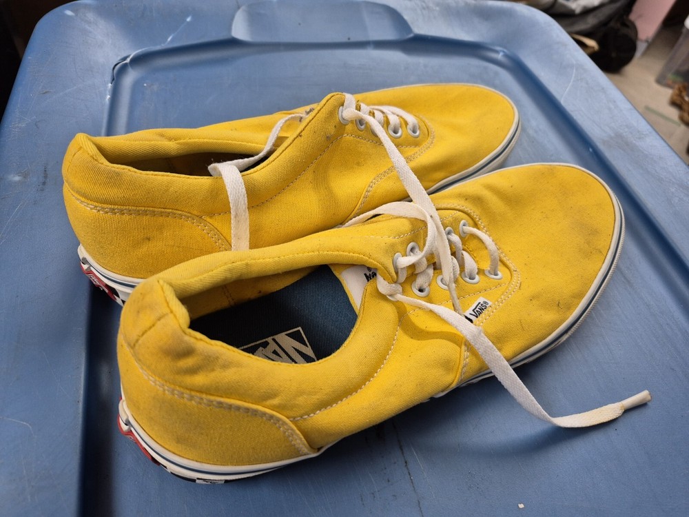 Vans Mens Size 11.5 Yellow