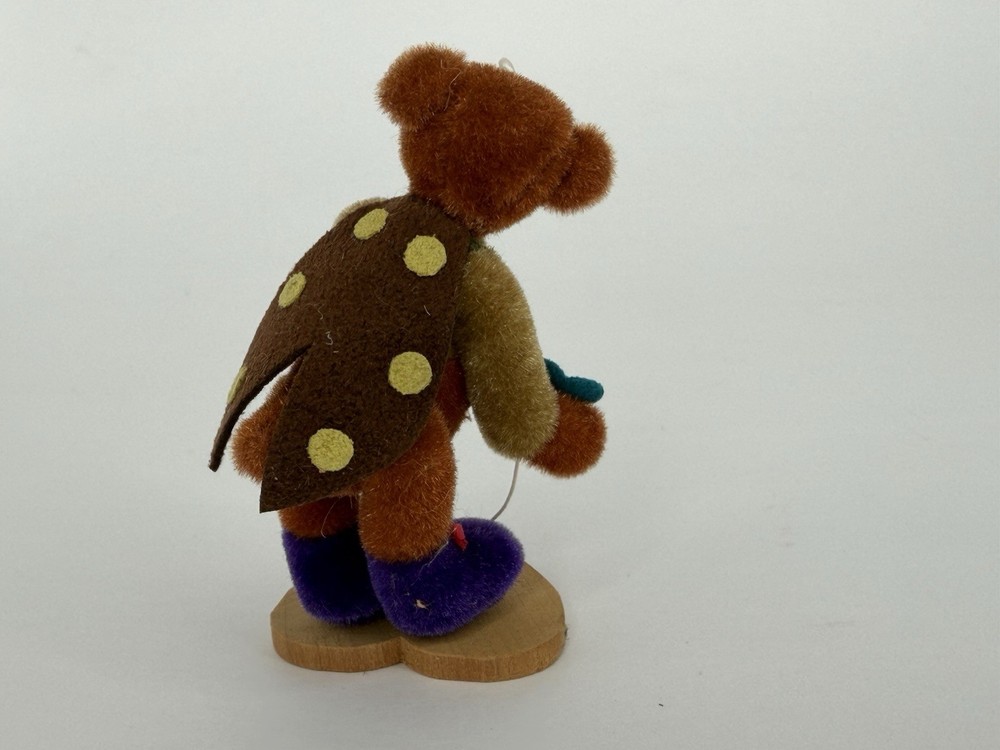 Handmade Miniature Bear Bug Flower Signed “FIGIS” by Sally Lambert