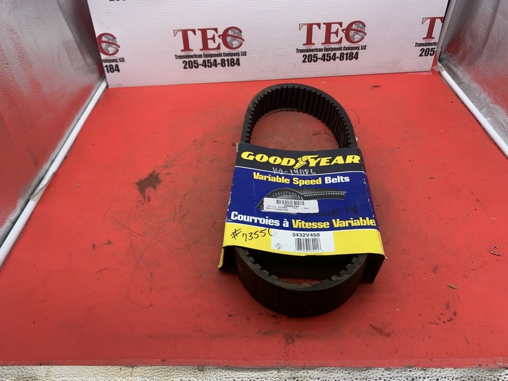 GOODYEAR 3432V450 Variable Speed Belt Length: 46 in.