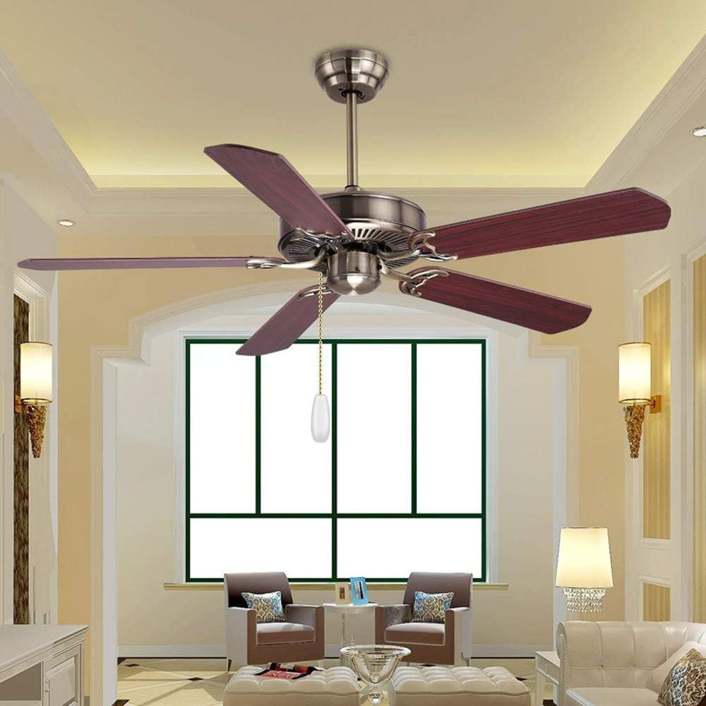 Topbuti 4 Pack Ceiling Fan Chain Pulls Wooden Pull Extension for White