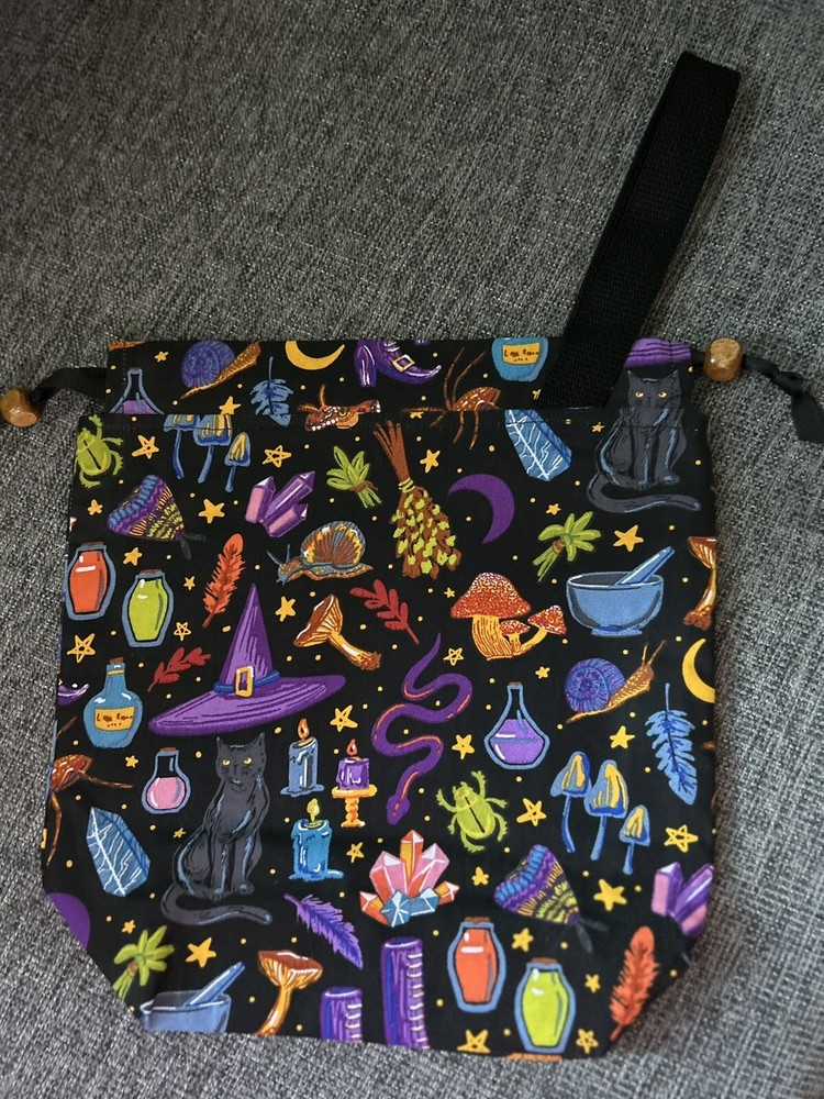 Halloween Project Bag, Small Project Bag, Gift Bag,