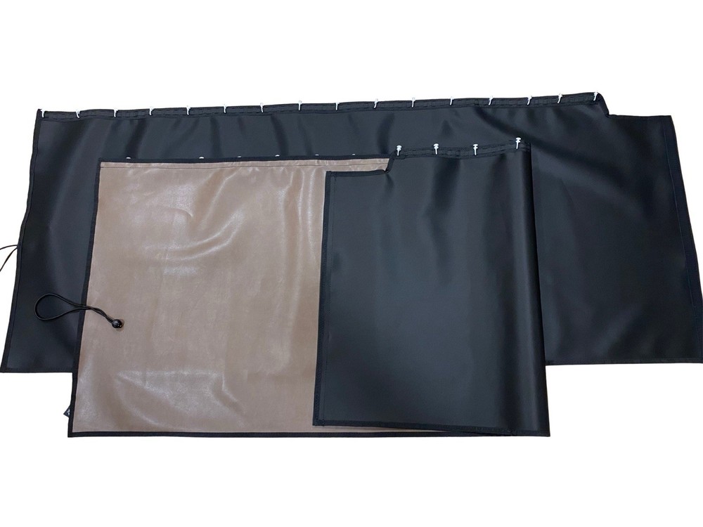 International LT625 Prostar Windshield Curtains. Left And Right Side
