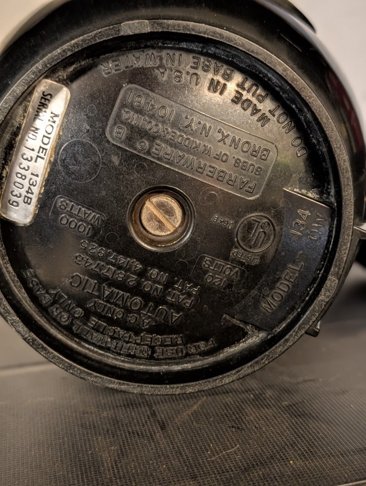 farberware superfast percolator Model 134b 2-4 cup