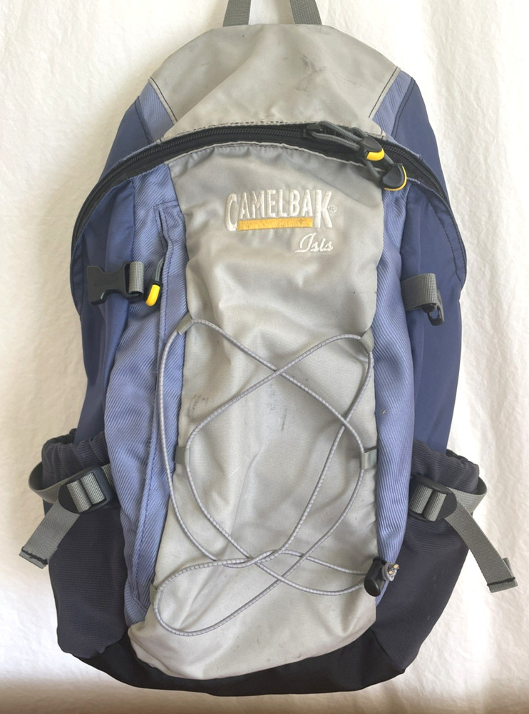 Camelbak ISIS Backpack Blue Grey Adjustable Waist Shoulder Strap Day Pack