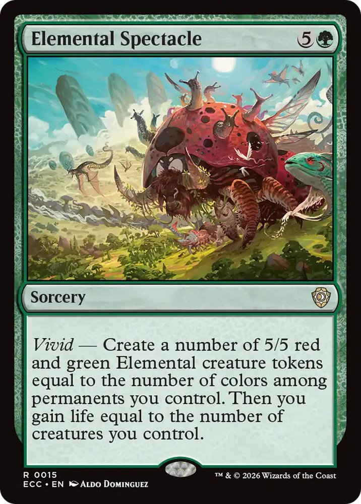 Elemental Spectacle [Lorwyn Eclipsed Commander]