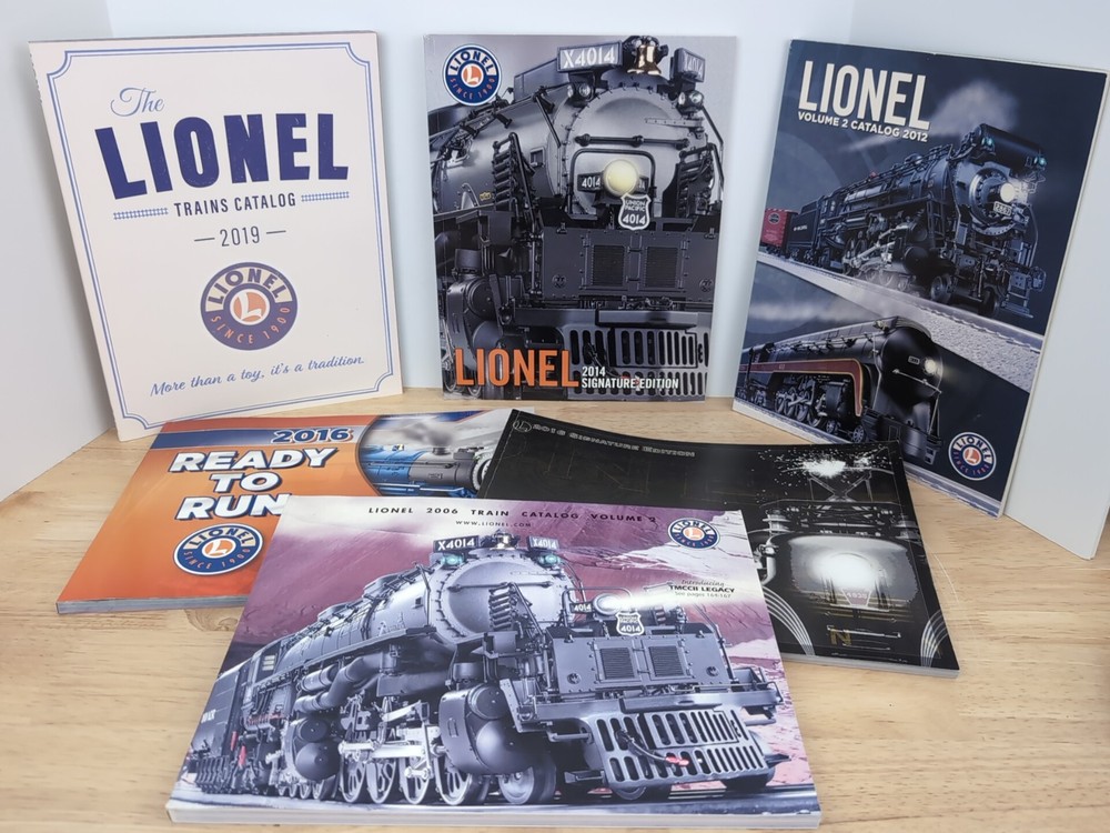 Lionel Catalog Lot 2006, 2012, 2014,2- 2016, &2019
