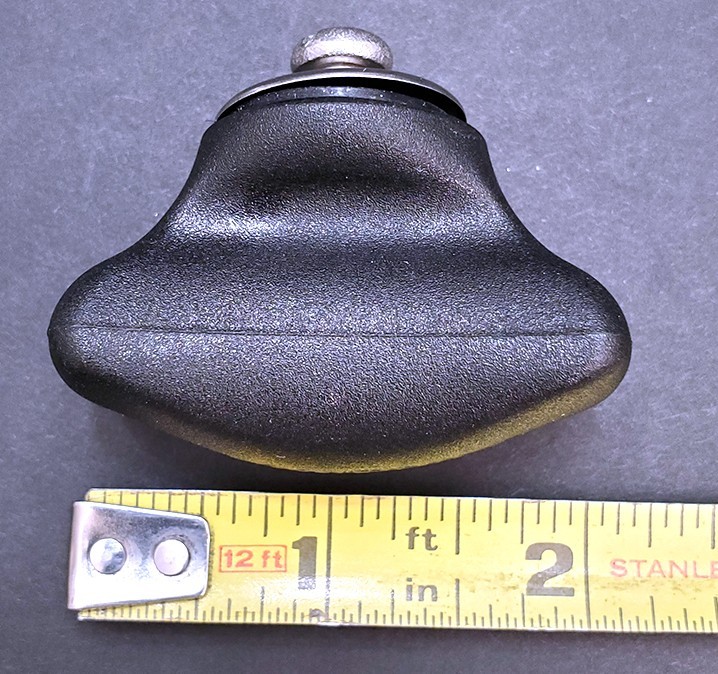 2 NEW - OEM Farberware Replacement Knob For Glass Lid Black Rectangle