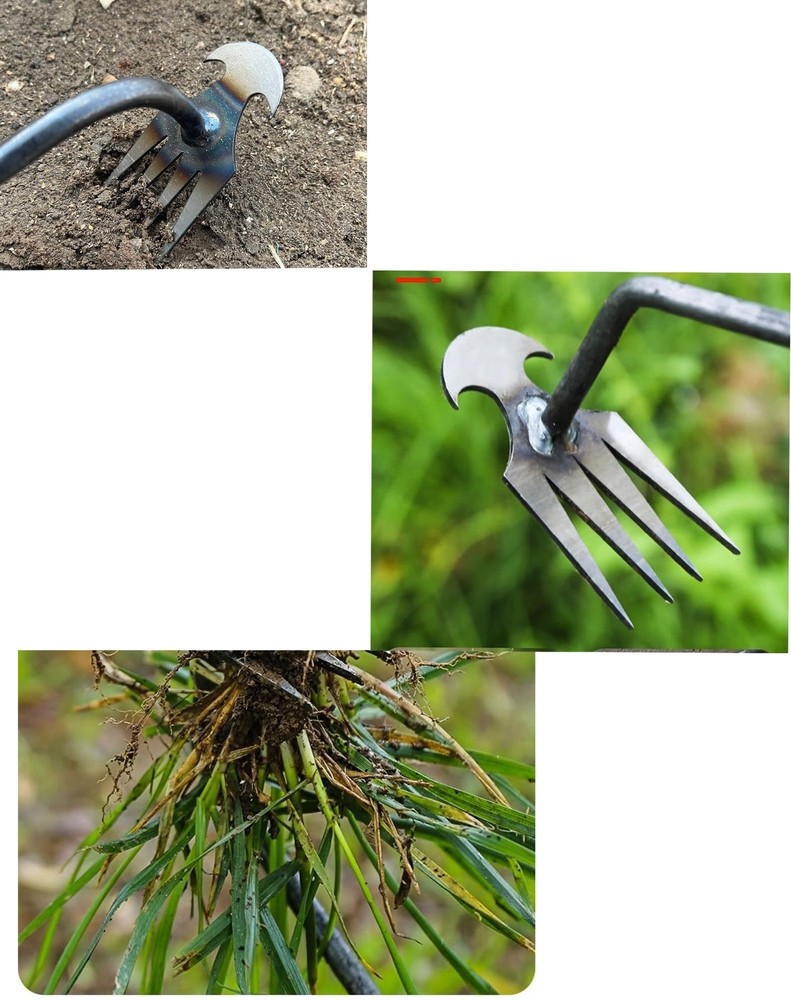2 Pcs Weeding Uprooting Tool Puller Tool for Gardening Yard Lawn