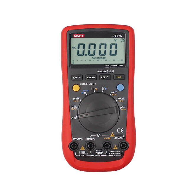 . UT61C 6000 Counts Digital Multimeter Tester USB