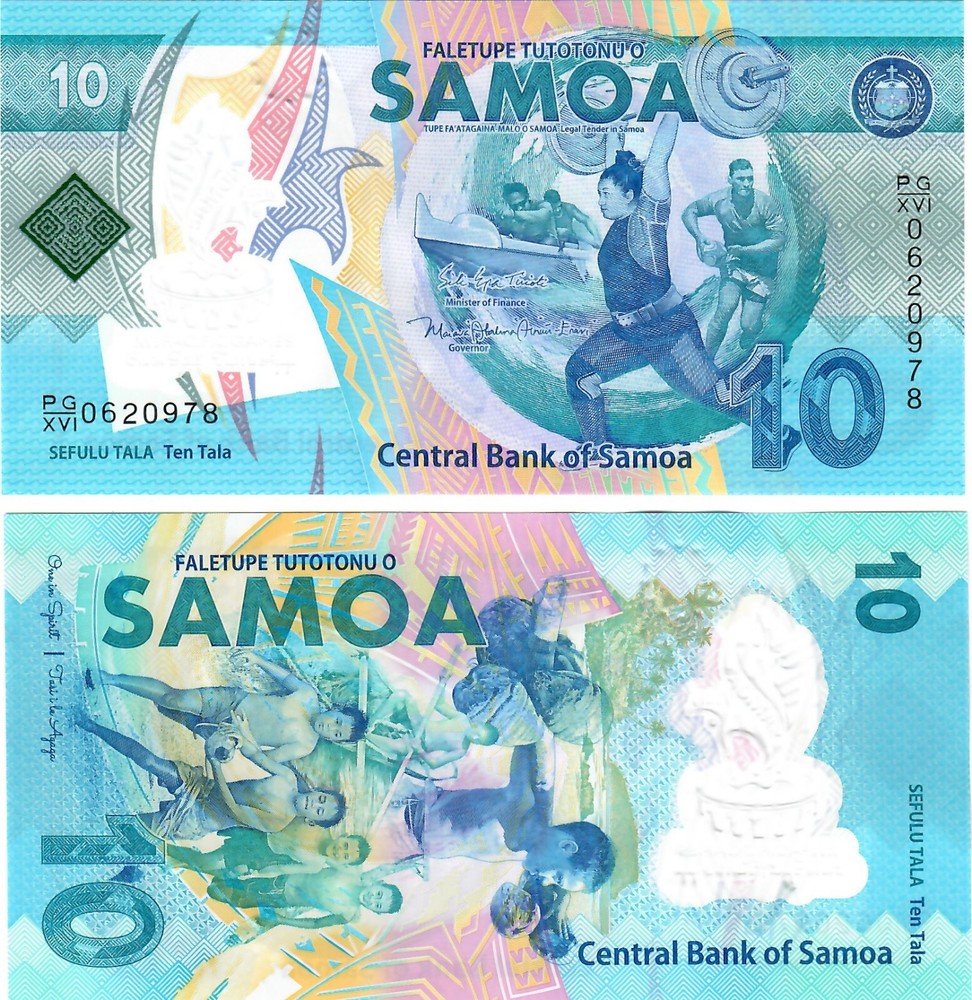 Samoa 10 Tala 2019 UNC