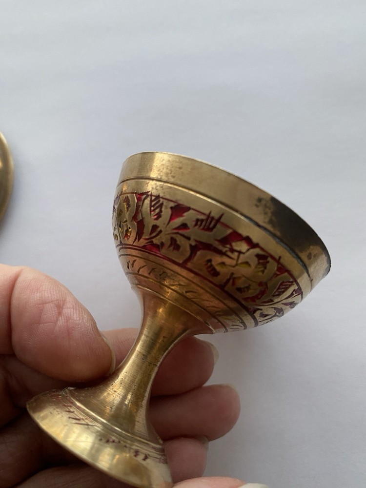 Incense Holder Brass Cone Indian Vintage