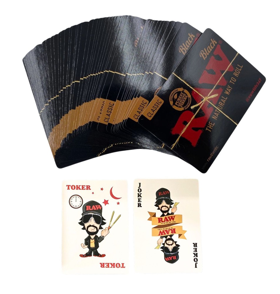 RAW Black Classic Playing Cards – Limited Edition