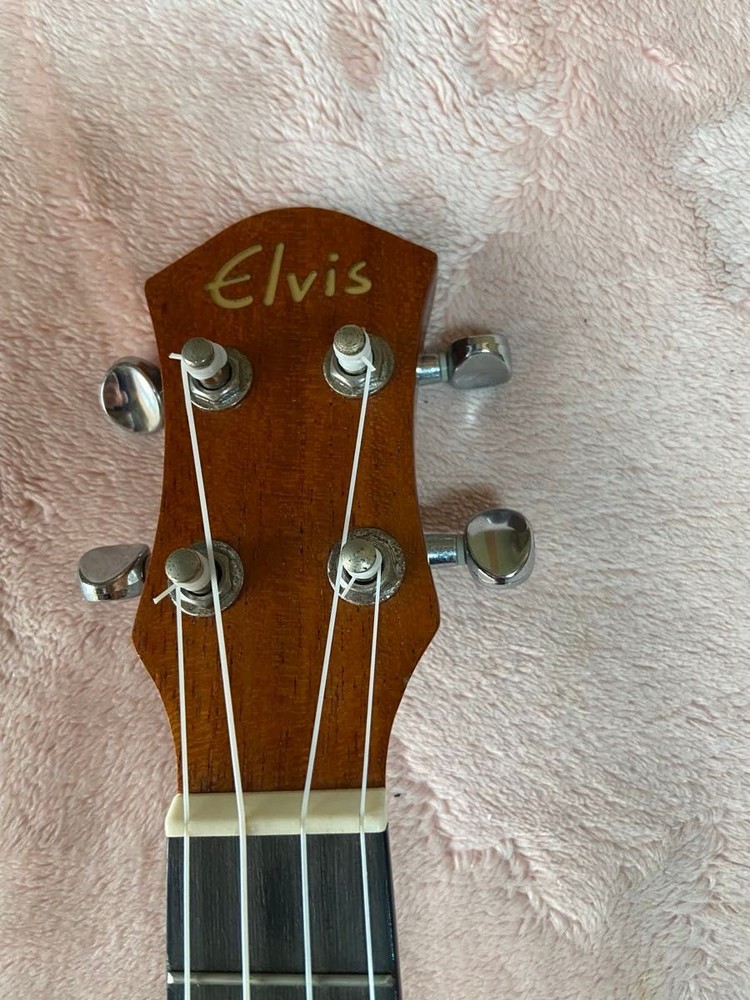 Ukulele Elvis with concert size case