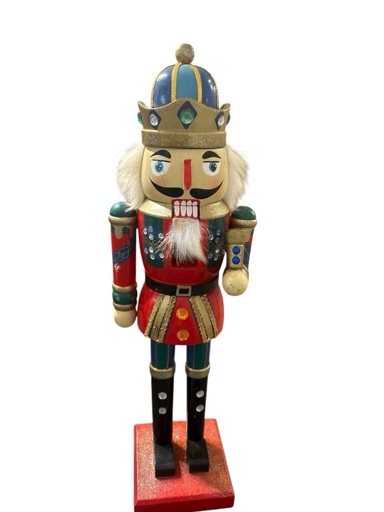 Soldier Nutcracker Red Crown 15”