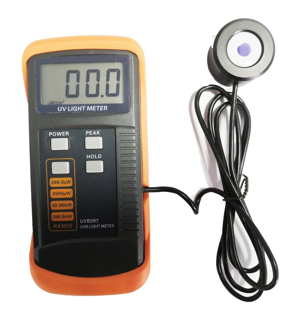 UV Radiometer UVB Intensity Detector LED UV Light Source Meter with LCD Display