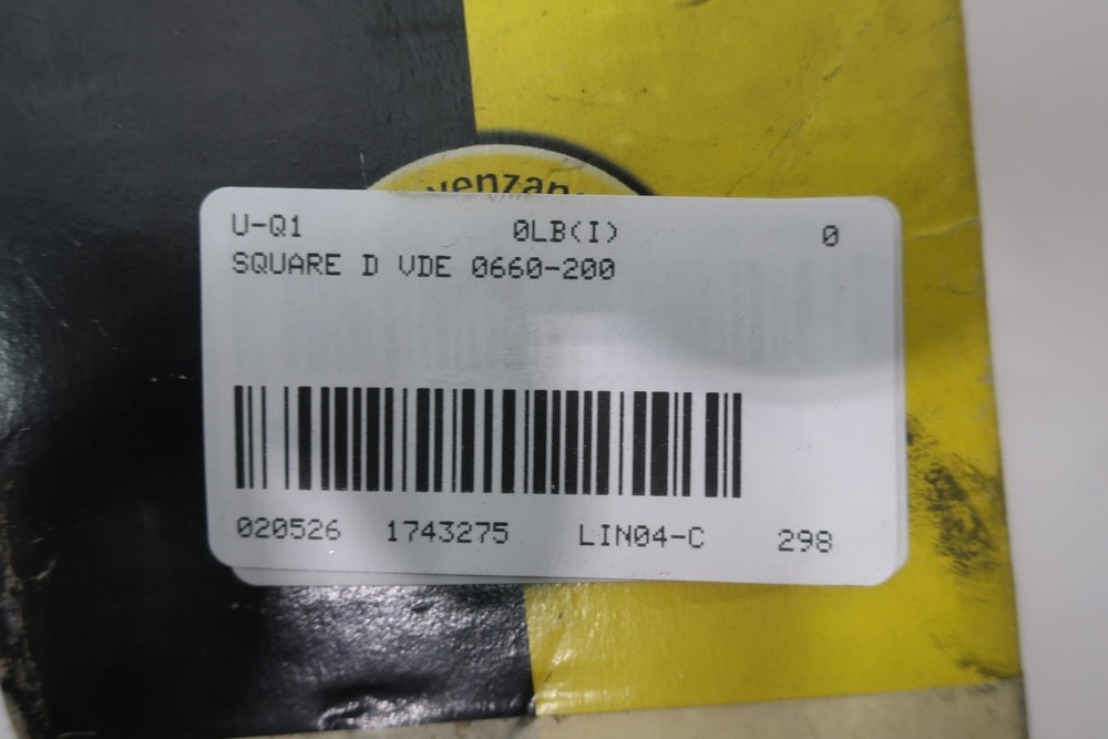 Square D VDE 0660-200 Control Pendant