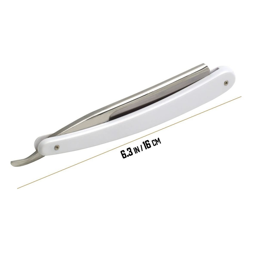 Union Razor SR2 Straight Edge Razor White