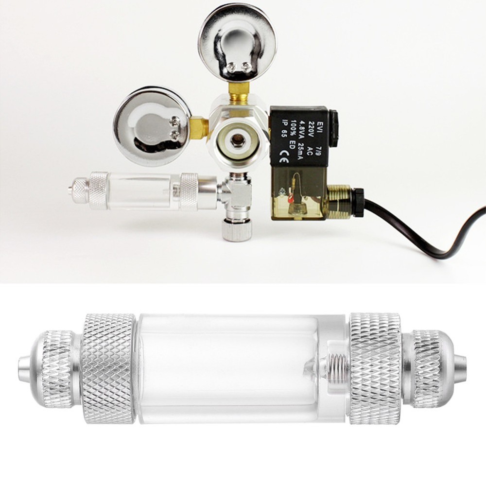 Activated Carbon Aquarium Double Head Diffuser Non-return Counter