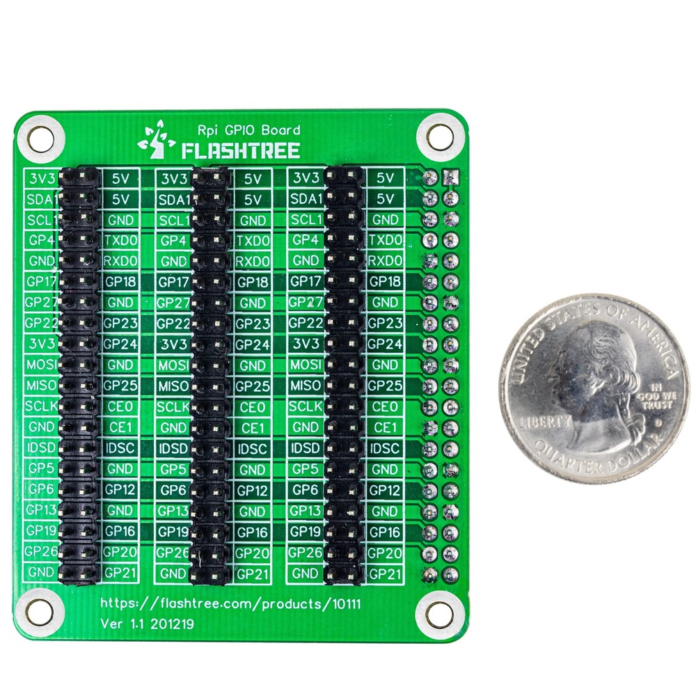 RPi GPIO Extension Module Breakout Board Compatible with Raspberry Pi 3/2 Pi ...