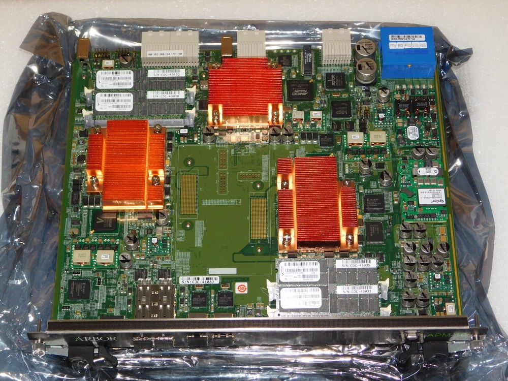 New Arbor Networks APM-10 TMS Threat Mitigation System Card Board Module Unit