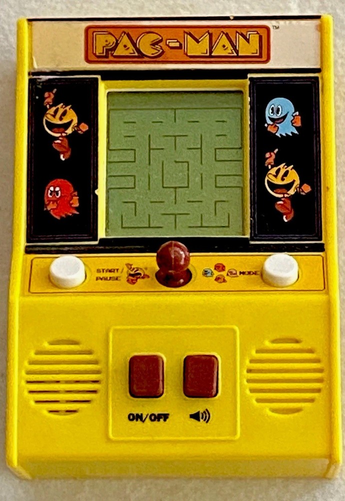 Pac-Man Handheld Classic Mini Arcade Game By Basic Fun WORKS!
