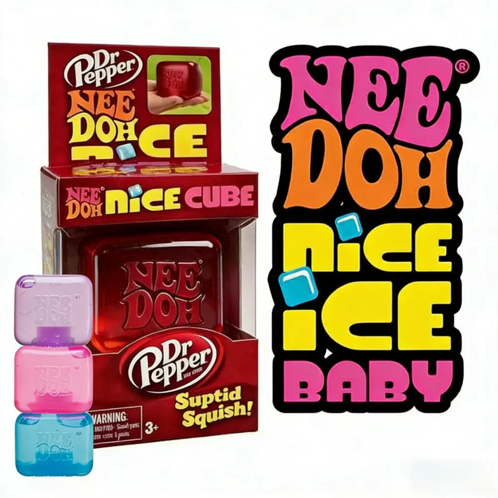 Needoh Limited Edition Dr Pepper Nice Cube Suptid Squish