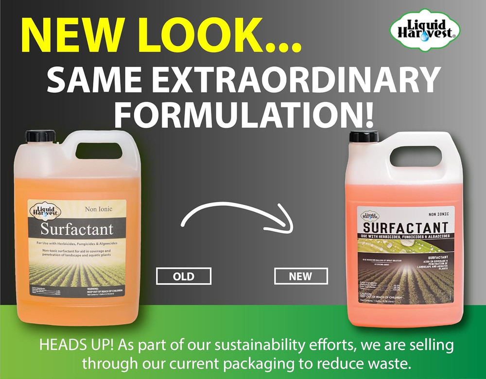 Concentrated Surfactant for Herbicides Non-Ionic Gallon (128Oz), Increase Produc