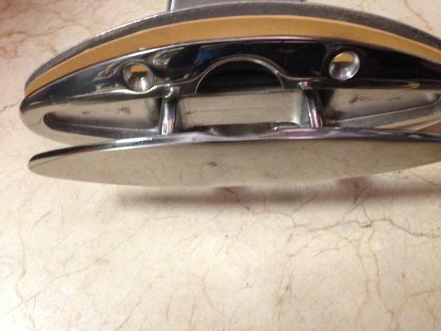 Marpac Deluxe 6" Flush Mount Pull Up Cleats W/ Backing Plates .